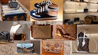 London Luxury shoppingNew LV MonogramValentinoGivenchy Vlog [upl. by Connett1]