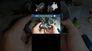 How does the IAC valve Idle Air Control Valve work iacvalve idleaircontrolvalve [upl. by Doloritas]