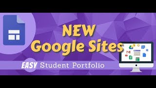 NEW Google Sites EASY Student Portfolio [upl. by Nnylassej452]