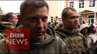 We didnt shoot down MH17 says rebel leader  BBC News [upl. by Ecyt]