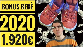 Bonus bebè 2020 assegno di natalità UNIVERSALE 💸160€ mese [upl. by Alver]