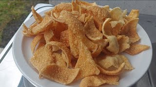 How to make cassava chips [upl. by Worra]