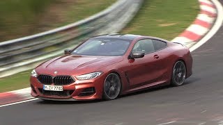 2019 BMW 8 Series Coupe M850i  Exhaust SOUNDS On The Nurburgring [upl. by Nawj448]