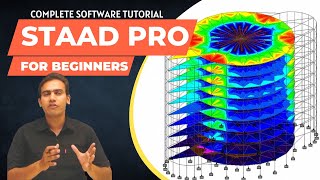 STAAD PRO Beginners Tutorial  Complete Project in STAAD PRO [upl. by Madai]