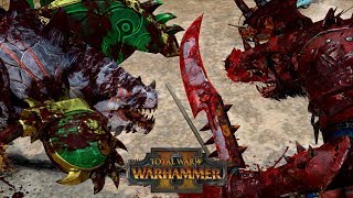 NODLC BUILD Skaven  vs Lizardmen  Total War Warhammer II Online Battle [upl. by Alie]