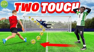 Tobi amp Chris MD 2Touch Shooting Challenge VS Premier League Footballers [upl. by Joanne369]