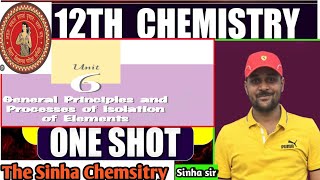 METALLURGY ONE SHOT  CLASS12th Chemistry  EXTRACTION OF METALS  धातु के निष्कर्षण धातुकर्म [upl. by Ner]