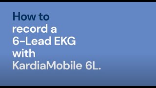 How to record a 6lead EKG with KardiaMobile 6L [upl. by Anemix]