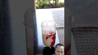 ROSE LASSI summerdrink smoothie drink lassilover greenscreen shorts [upl. by Hsot]