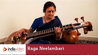 Raga Neelambari by Jayalakshmi Sekhar  Raga Series Veena 001 [upl. by Lira744]