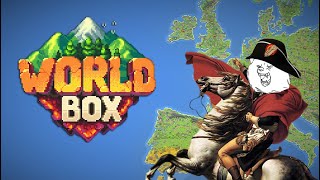 Napoleon Invades Europe The Weirdest Way Possible  Worldbox [upl. by Otnas9]