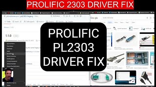 PL2303 DRIVER PORT ERROR WINDOWS 1011 FIX [upl. by Lonee]