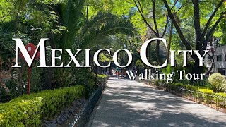 Mexico City Walking Tour 4K with Immersive Sounds [upl. by Chiquita]