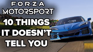 10 Beginners Tips And Tricks Forza Motorsport DOESNT TELL YOU [upl. by Marcus]