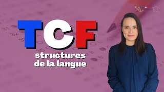 📝TCF  Structures de la langue  TEST de FRANÇAIS 🇨🇵 [upl. by Froemming331]