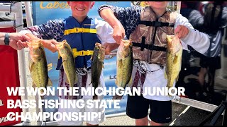 We won the Michigan youth bass fishing state championship [upl. by Netsirc307]