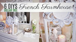 🌿6 DIY DOLLAR TREE FRENCH FARMHOUSE DECOR CRAFTS 🌿 Olivias Romantic Home [upl. by Charlotte]