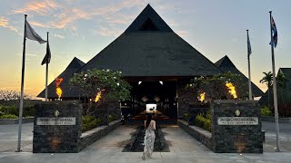 Day 1 Fiji Trip  Fiji Airways IHG One Bed Room Ocean View with Club Access Intercontinental Hotel [upl. by Eimac569]