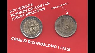 Numismatica my Collection  come riconoscere Euro e Monete False [upl. by Ane]