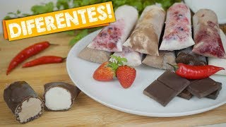 6 TIPOS DE GELADINHO GOURMET DIFERENTES  DINDIN GOURMET  Nandu Andrade [upl. by Chase]