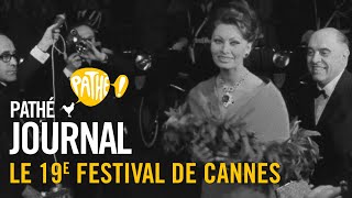 1966  Le 19ème Festival de Cannes  Pathé Journal [upl. by Aronle]