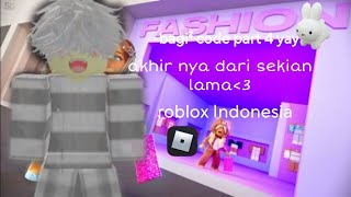 bagibagi code part 4coded mall V3roblox Indonesia 🎀 [upl. by Melisse]