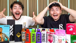 Will And James Try Celebrity Products [upl. by Orvil818]