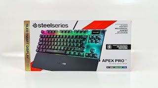 SteelSeries Apex Pro TKL  Unboxing [upl. by Caves]