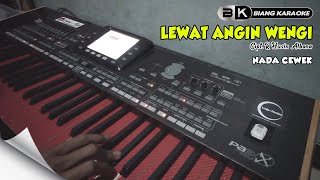 LEWAT ANGIN WENGI Karaoke Koplo Tanpa VokalNada Cewek [upl. by Drazze105]