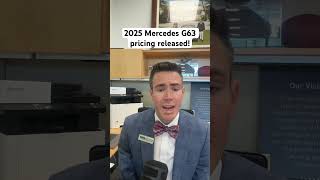 2025 G63 pricing quietly released 186k cars mercedes g63 gwagon amg car carsales [upl. by Aniuqahs71]