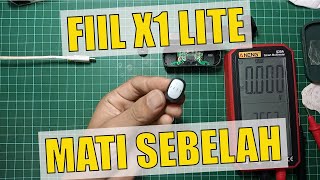 TWS FIIL X1 LITE Mati Sebelah Tidak Bisa Di Cas  Cara Mudah memperbaiki tws mati sebelah [upl. by Renfred]