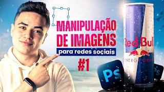 Criando MANIPULAÇÃO DE IMAGENS para rede social 1  Redbull  Photoshop 2022 [upl. by Nnaynaffit896]