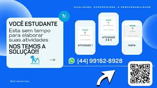 ATIVIDADE 1  CCONT  CONTABILIDADE DE CUSTOS  542024 [upl. by Suiremed]