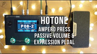 Hotone Audio Ampero Press Passive Volume  Expression Pedal Stereo [upl. by Hnoj245]