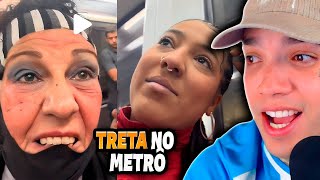 TRETA no METRÔ do RIO DE JANEIRO KKKKKKKKKK [upl. by Sayed]