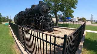 No 3416 Atchison Topeka amp Santa Fe Railway Steam Locomotive Part 2 train [upl. by Aleet]