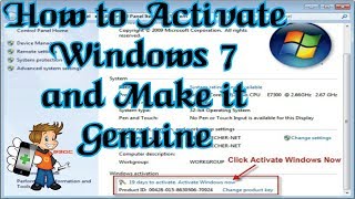 How to Activate Windows 7 amp Make it Genuine Without any Activation Software or Loader 100 Working [upl. by Dylana292]