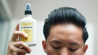 Layrite Grooming Spray Review  Pomade Primer [upl. by Nairehs]