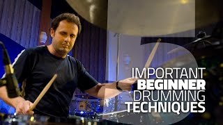 5 Beginner Drumming Techniques with Mike Michalkow [upl. by Gabriela]