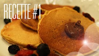 CUISINE  Recette 1  Pancakes au flocons davoine [upl. by Dario]