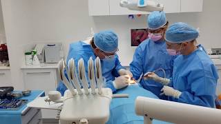 Voorbereiding voor het plaatsen van een implantaat Preparation for dental implant [upl. by Dleifrag265]