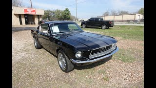 1968 Mustang Fastback Cold Start amp Walk Around [upl. by Arhas]