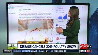 Kern County Fair cancels 2019 Poultry Show due to disease outbreak [upl. by Yanehc698]