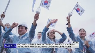 Olympic organizers apologize for introducing South Korean athletes as North Korea [upl. by Carolina]