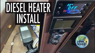 Diesel heater Install in our MotorHome [upl. by Marcia]