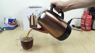 Moss and Stone Electric Percolator  How to Use Demo [upl. by Alemap]