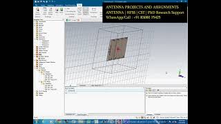 4g antenna CST ANTENNA antennadesign electronics engineering communication design phd [upl. by Ahsitam]