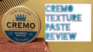 Cremo texture paste review [upl. by Short]