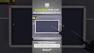 Crazy Mode Myung Woo CHO billiards 3cushion [upl. by Etyam]