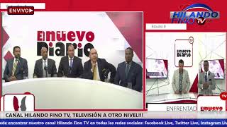 Está al aire entrevista a Salvador Holguín en “ENFRENTADOS” por Hilando Fino TV y El Nuevo Diario TV [upl. by Sanalda]